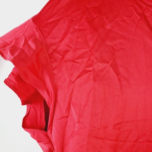 Victoria's Secret Red Kimono Love Robe Tie Front Cardigan OS - Picture 7 of 9